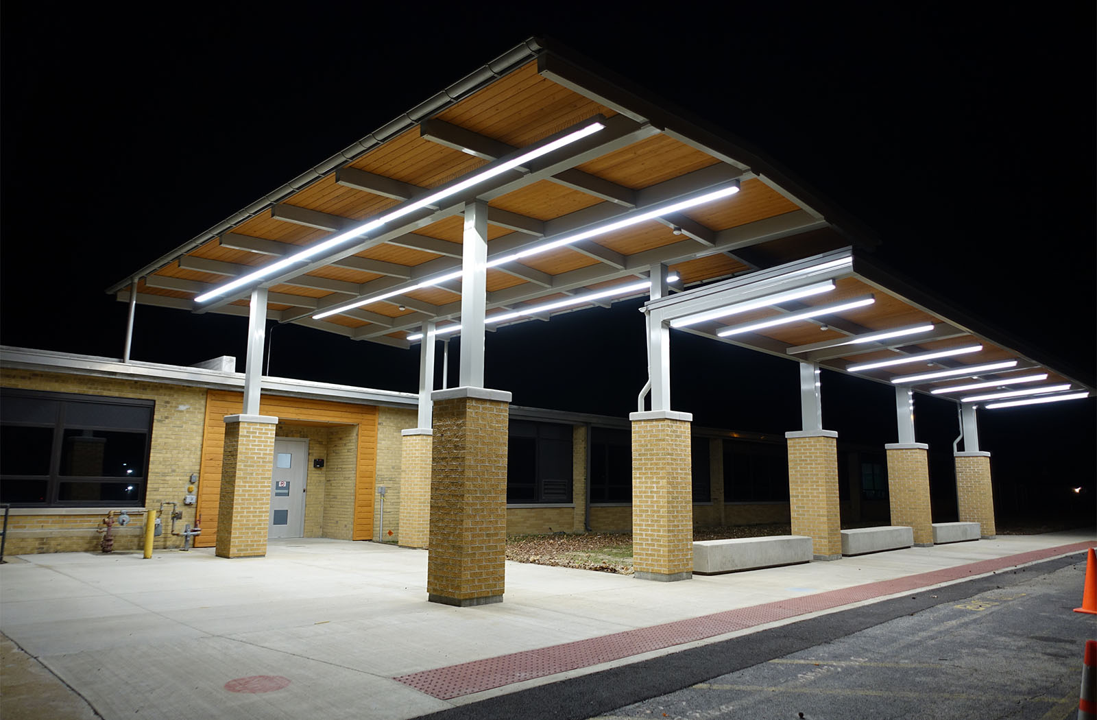 Rantoul City School-69860a-x-Entrance Canopy-Education