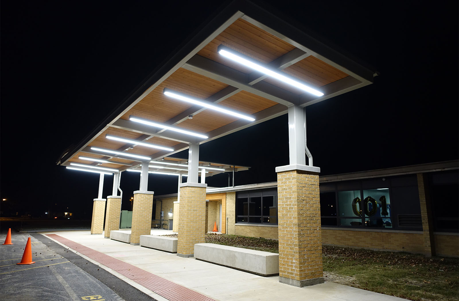 Rantoul City School-69860c-x-Entrance Canopy-Education