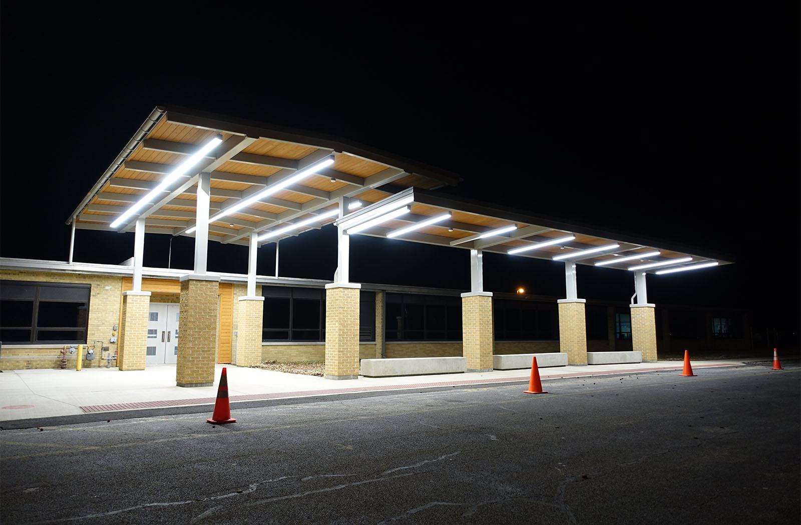 Rantoul City School-69860d-x-Entrance Canopy-Education